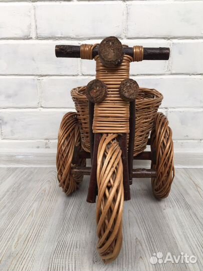 Кашпо, подставка для цветов «Велосипед»