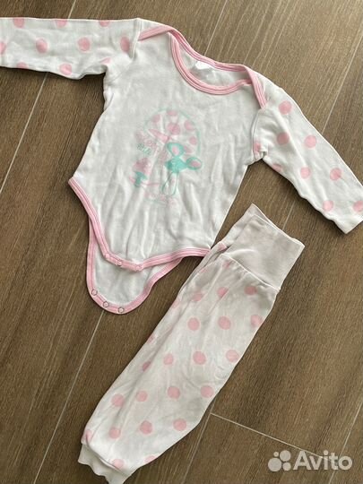 Пакет вещей на девочку 56,62,68,74,80,86 пакетом