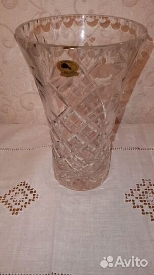 Хрустальная ваза, новая Borisov