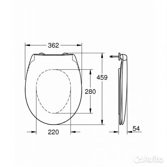 Grohe 39493000 Сиденье для унитаза