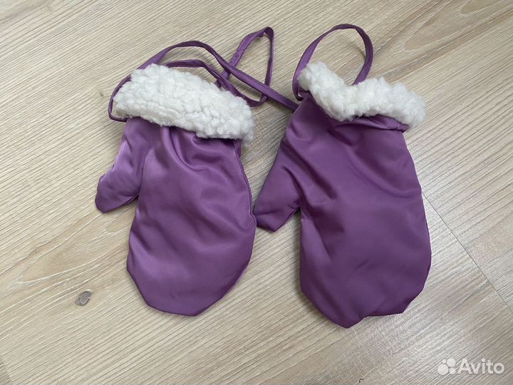 Варежки на овчике