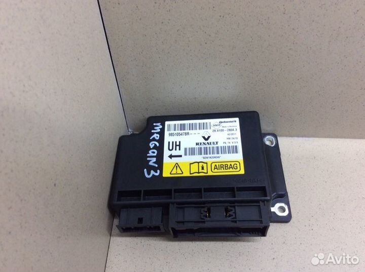 Блок управления AIR BAG Renault Megane 3 K9K834