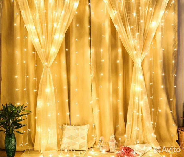 Гирлянда штора