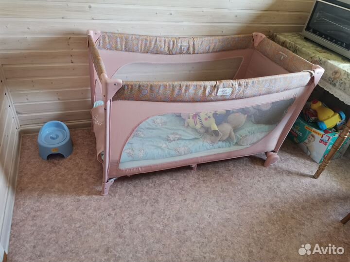 Детская кроватка, складная