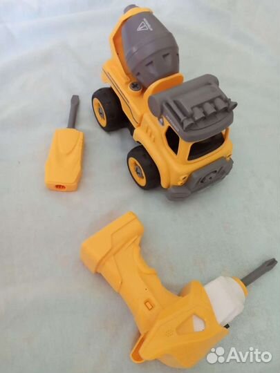 Бетономешалка сборная с электрическим шуруповертом