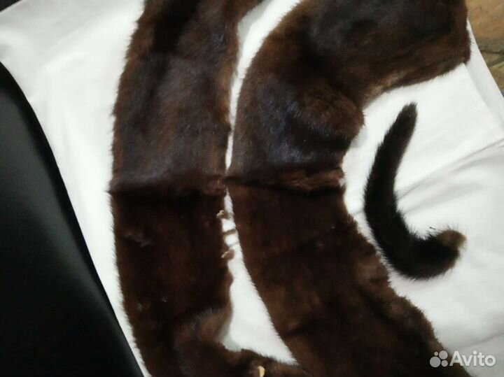Шкурка животного воротник норка