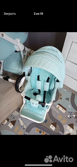 Коляска 2 в 1 adamex luciano