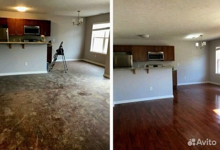 Клининг уборка после ремонта мойка окон химчистка