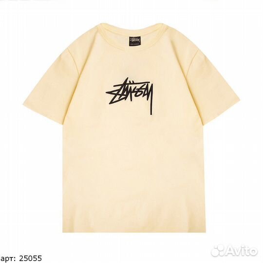 Футболка Stussy Бежевая