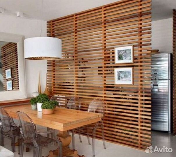 Реечная раздвижная перегородка