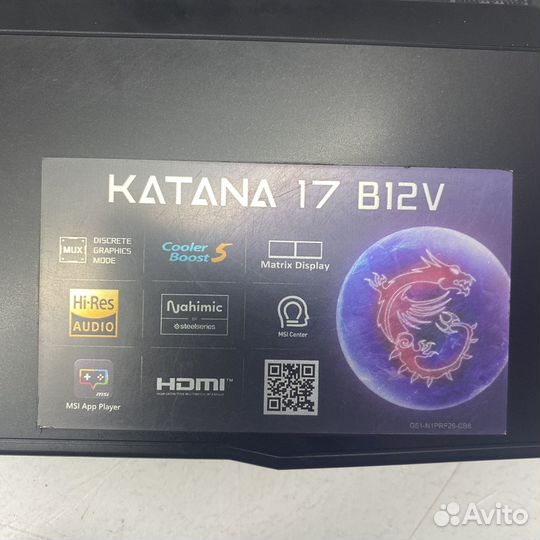 Msi katana 17 b12vfk