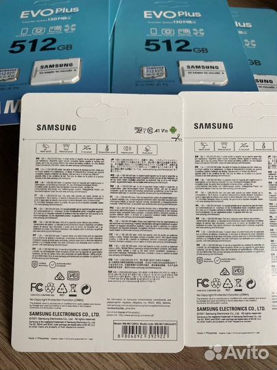 Карта памяти 512Gb Micro SD Samsung с доставкой