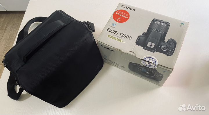 Canon eos 1300d с WiFi + ef 50mm 1.8 stm
