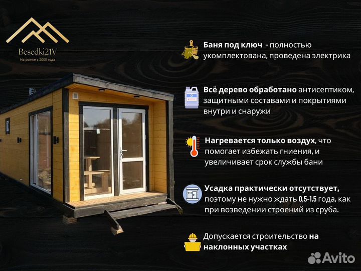 Баня с доставкой и установкой