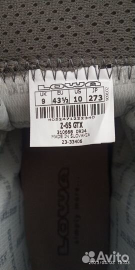 Ботинки lowa z-6s GTX