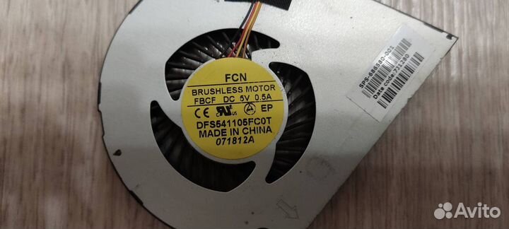 Ноутбук HP Envy Sleekbook 6-1031er на разбор