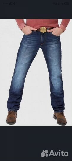 Мотоджинсы мужские