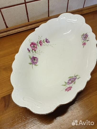 Блюдо большое овальное Чехословакия- СССР