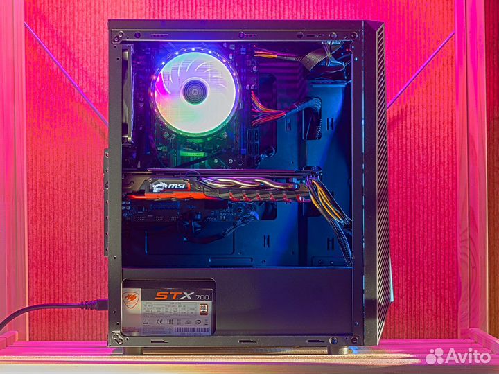 Игровой пк intel / MSI gaming RX580 /16Gb/ SSD 512