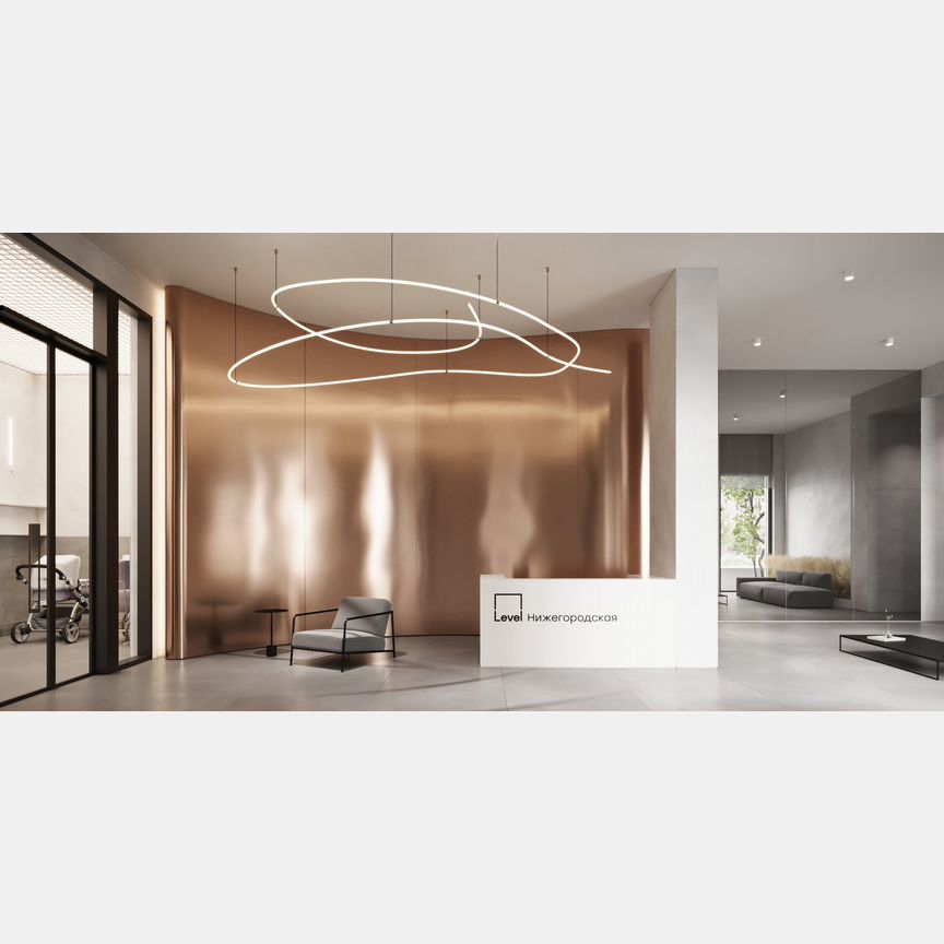 2-к. квартира, 45,4 м², 2/29 эт.