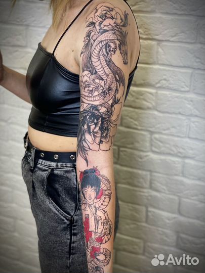 Модель на тату