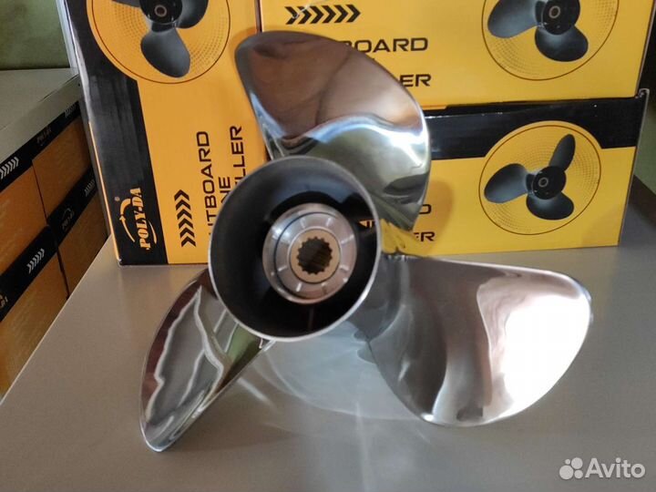 Винт гребной Yamaha 60-140, шаг 17, сталь