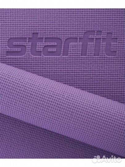 Коврик для йоги и фитнеса FM-101, PVC