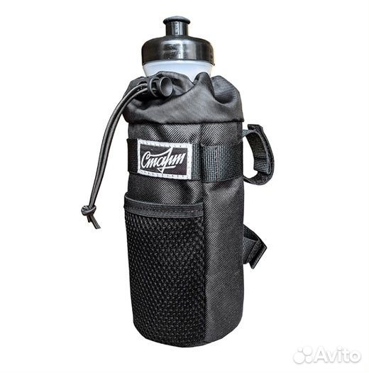 Держатель для фляги на руль, текстиль, “кормушка”