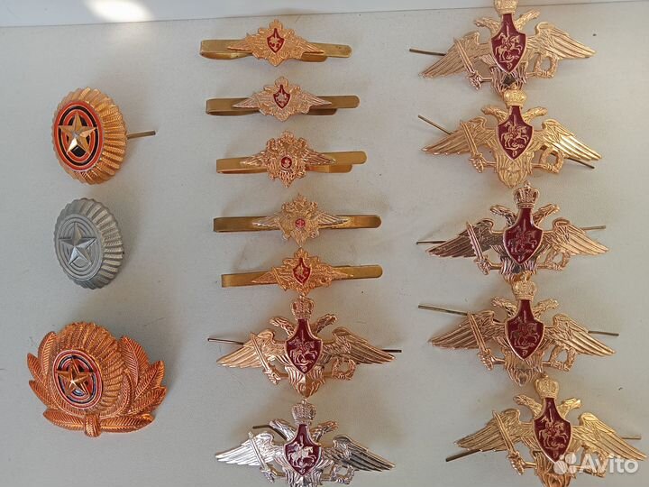 Знак Гвардия РФ. Уголок - околыш на берет