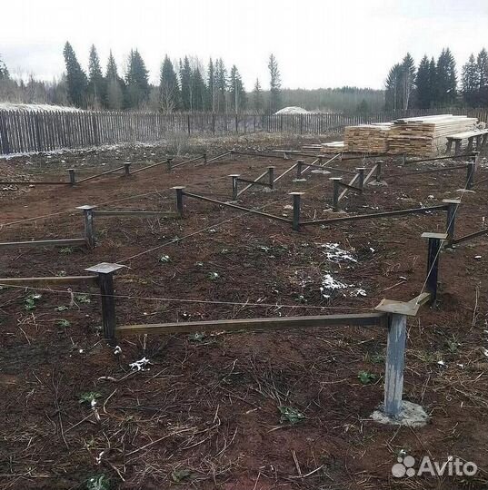 Сваи винтовые под ключ установка