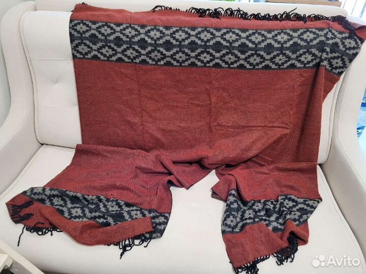 Палантин платок шаль тёплый