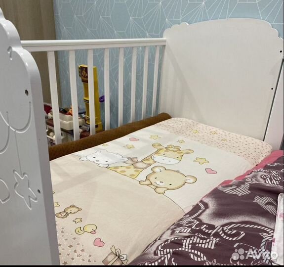 Кроватка для новорождённых, до 3-х лет