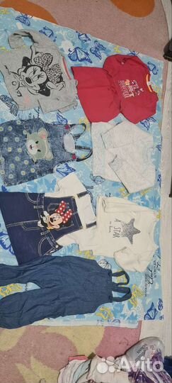 Вещи пакетом на девочку 80 92
