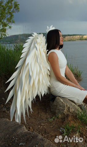 Крылья ангела белые, черные