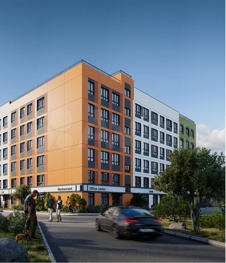 2-к. квартира, 52,1 м², 2/6 эт.