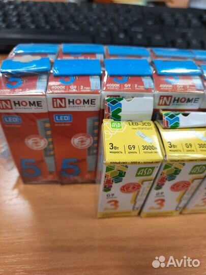 Лампочки G4 и G9 12В и 220-230В