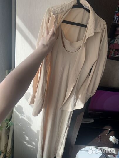 Рубашка +платье комбинация (р-р M)