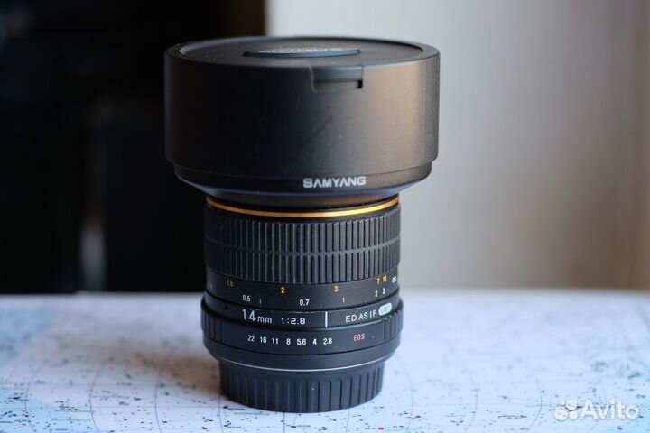 Объектив Samyang 14mm f/2.8 ED AS IF UMC Canon EF
