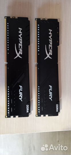 Оперативная память ddr4 hyperx fury 16gb