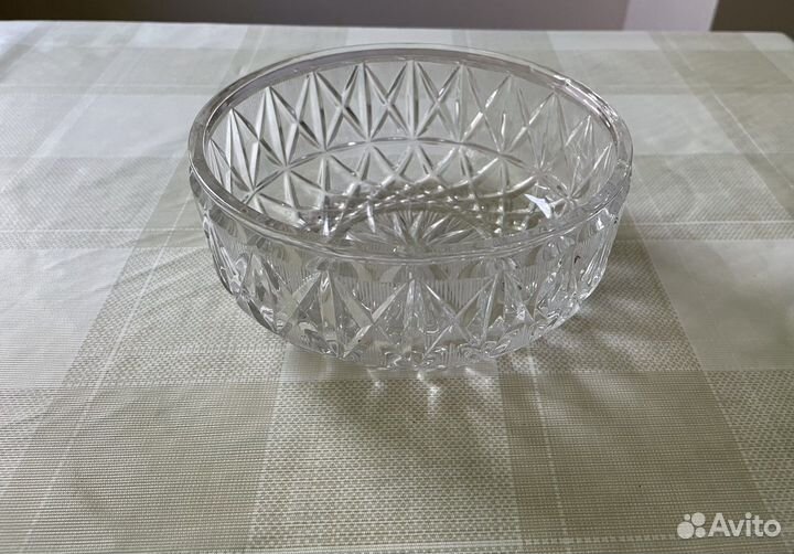 Ваза хрустальная