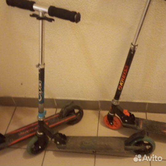 Самокат взрослый бу