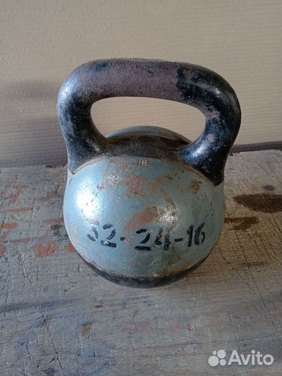 Гиря разборная, трансформер 16-24-32 кг