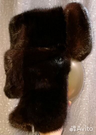 Мужская шапка норковая