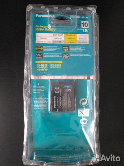 Аккумулятор Panasonic CGA-DU14 оригинал, Япония