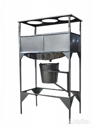 Стойка для убоя птицы с ведром