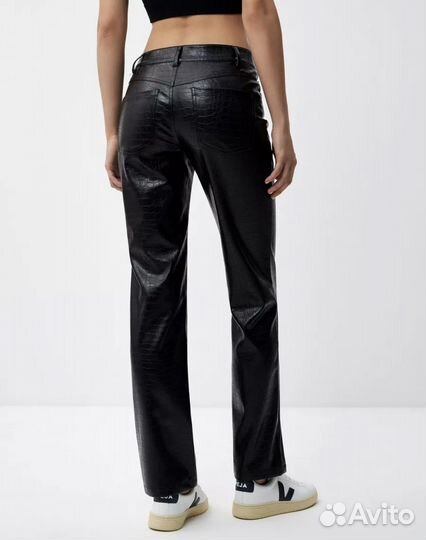 Брюки кожаные sela