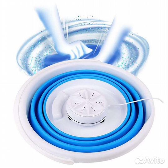 Стиральная машинка мини складная ультрозвуков