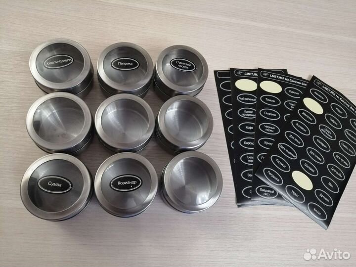 Баночки для специй на магните