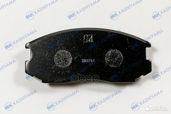 Колодки тормозные, передние антискрипной пластиной