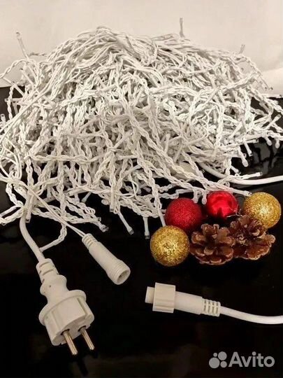 Уличная гирлянда «Бахрома» 5/6/12/25м
